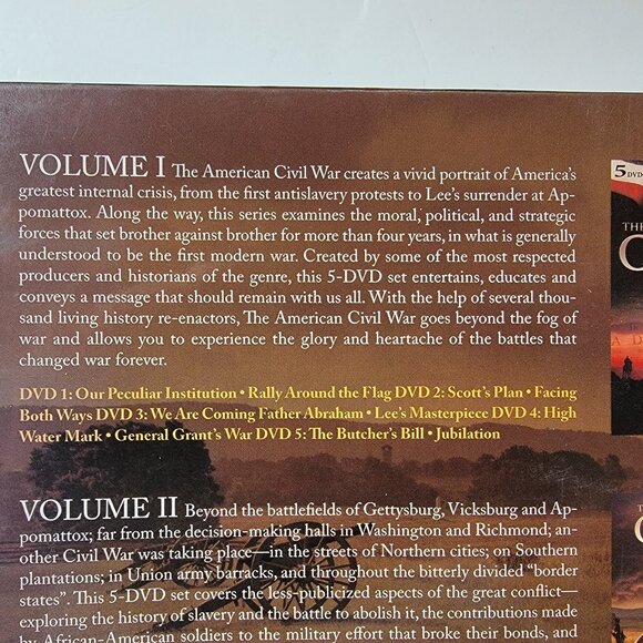 The Civil War: 150th Anniversary Collector's Edition (10 DVDs/set) - Picture 8 of 11